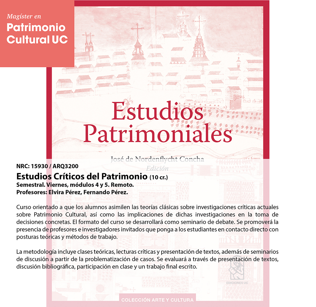 2020 2s ARQ3200 Estudios Críticos del Patrimonio liv