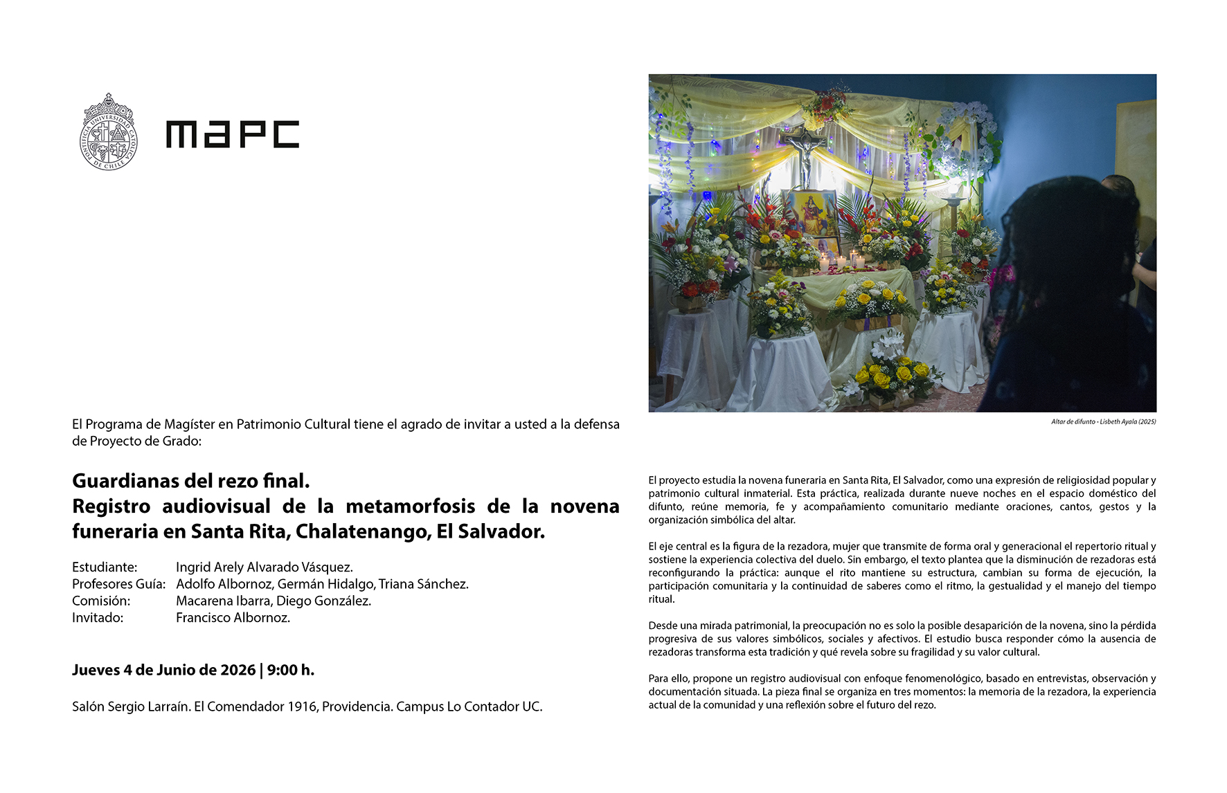 Afiche Alvarado Ingrid liv
