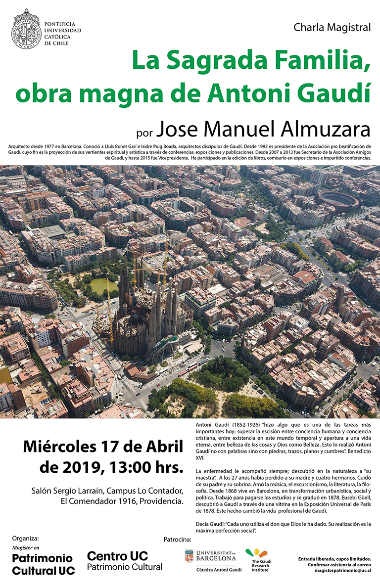 Afiche Charla Magistral José Manuel Almuzara 1s2019 final ssl liv