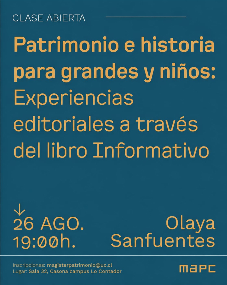 Afiche Clase Abierta Olaya