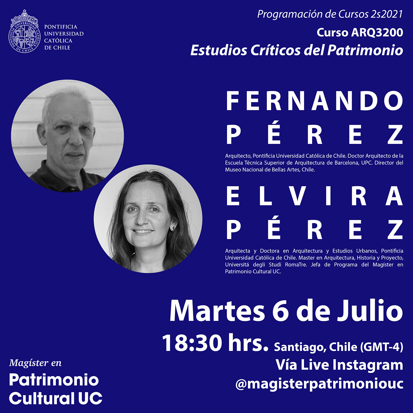 Live Instagram Promoción Cursos 2s2021 rrss FPEP