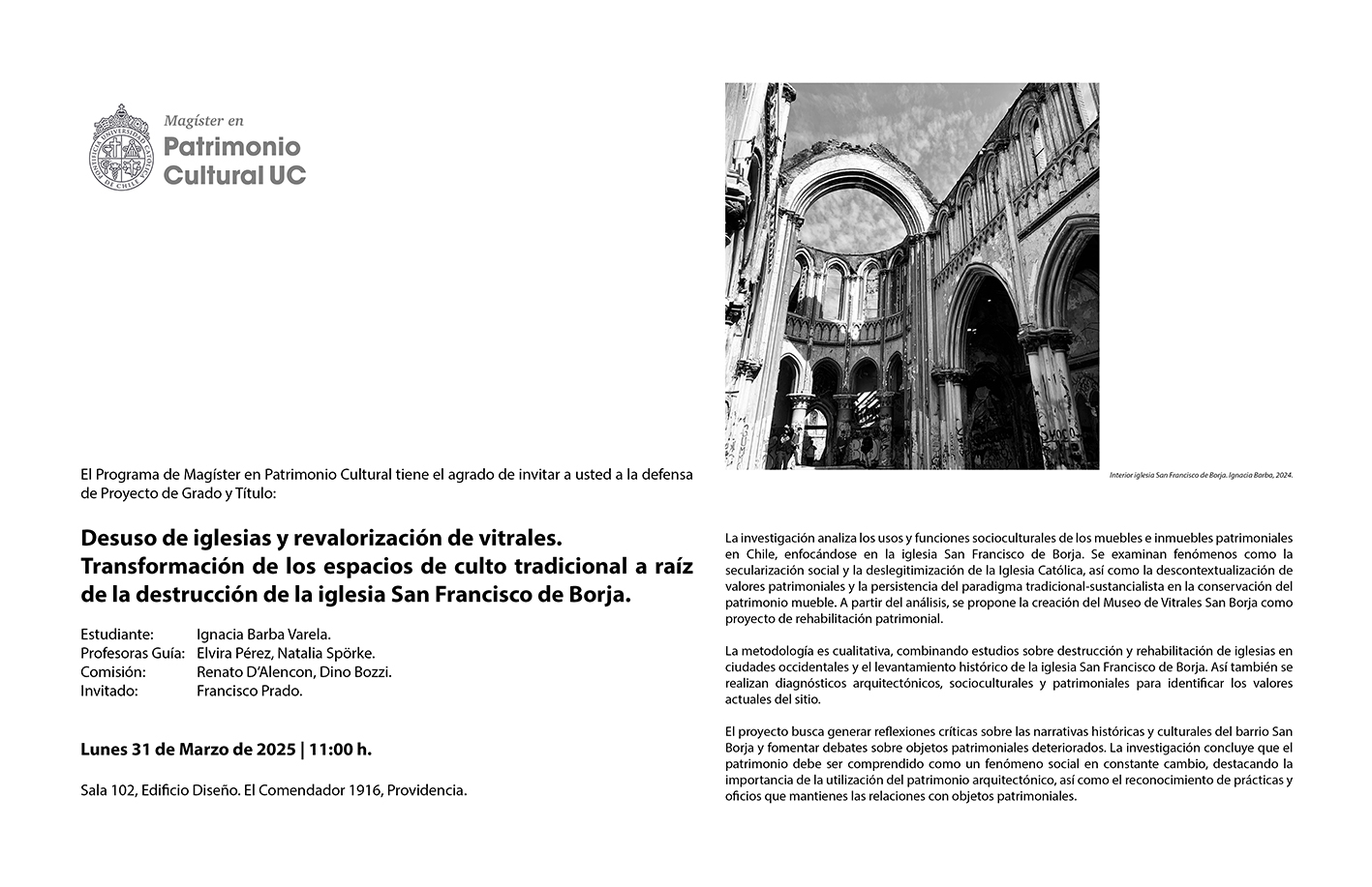 Afiche Barba Ignacia liv