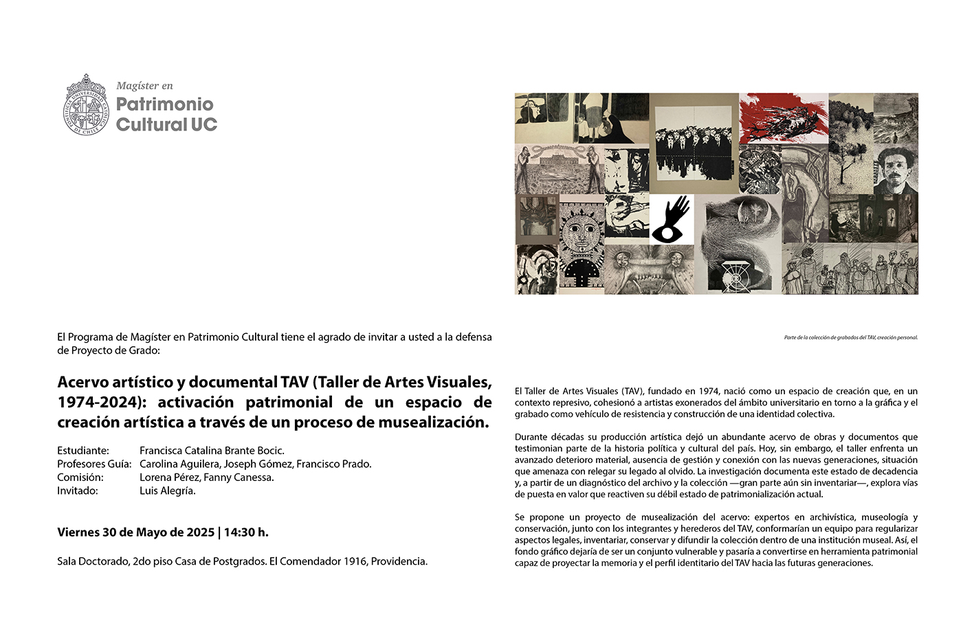 Afiche Brante Francisca liv