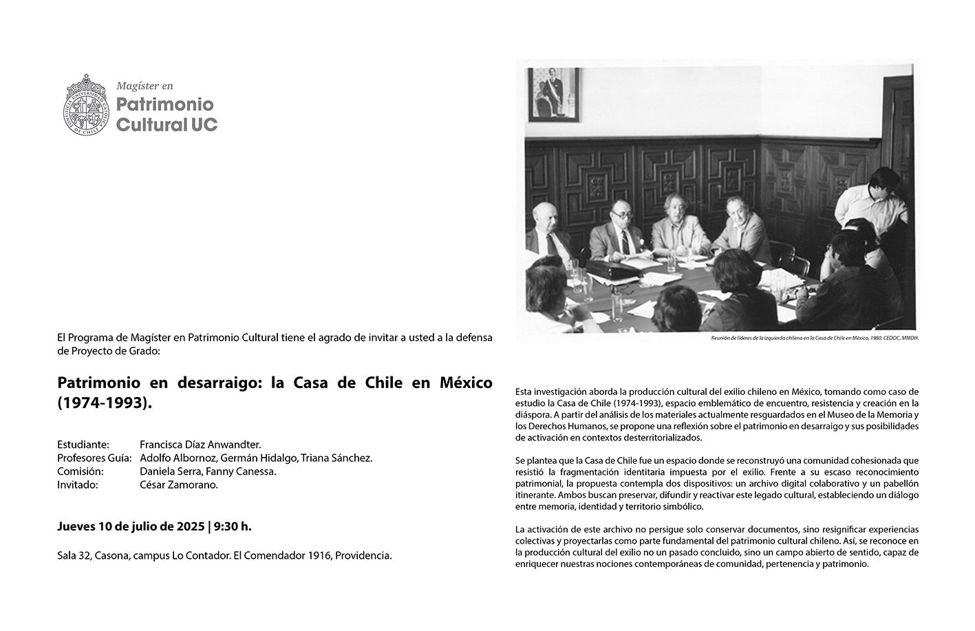 Afiche Díaz Francisca liv