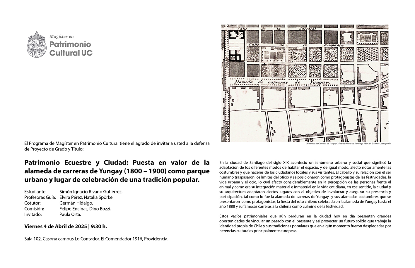 Afiche Rivano Simón liv