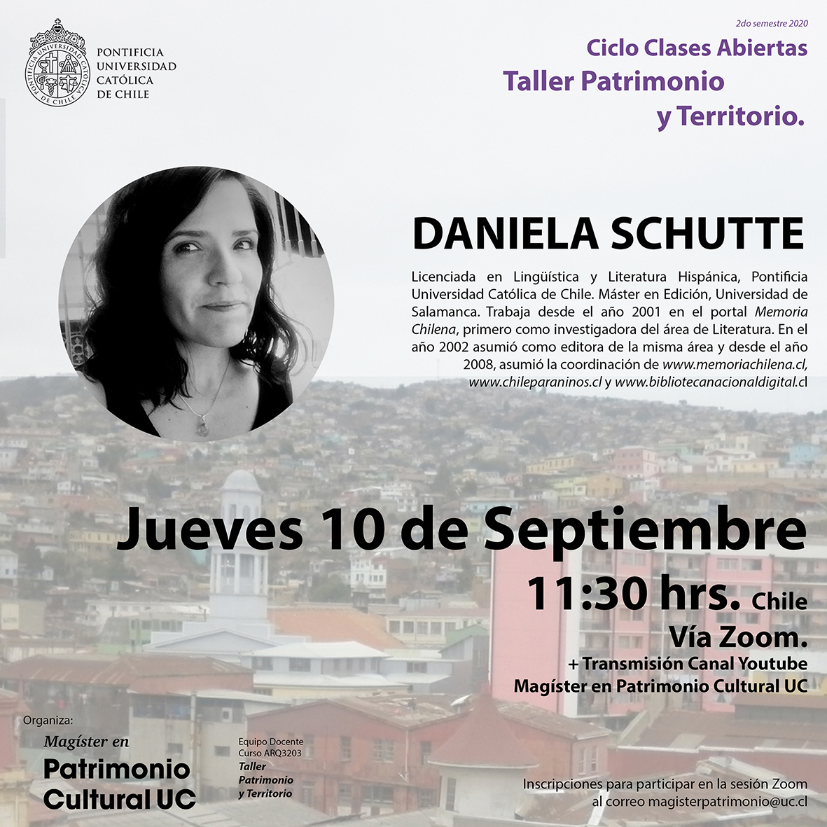 Afiche Clases Abiertas TPyT Daniela Schutte 01 liv