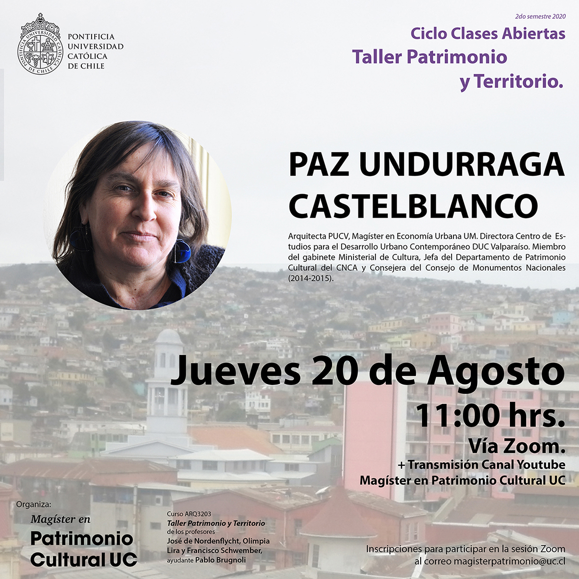 Afiche Clases Abiertas TPyT Paz Undurraga 01 liv