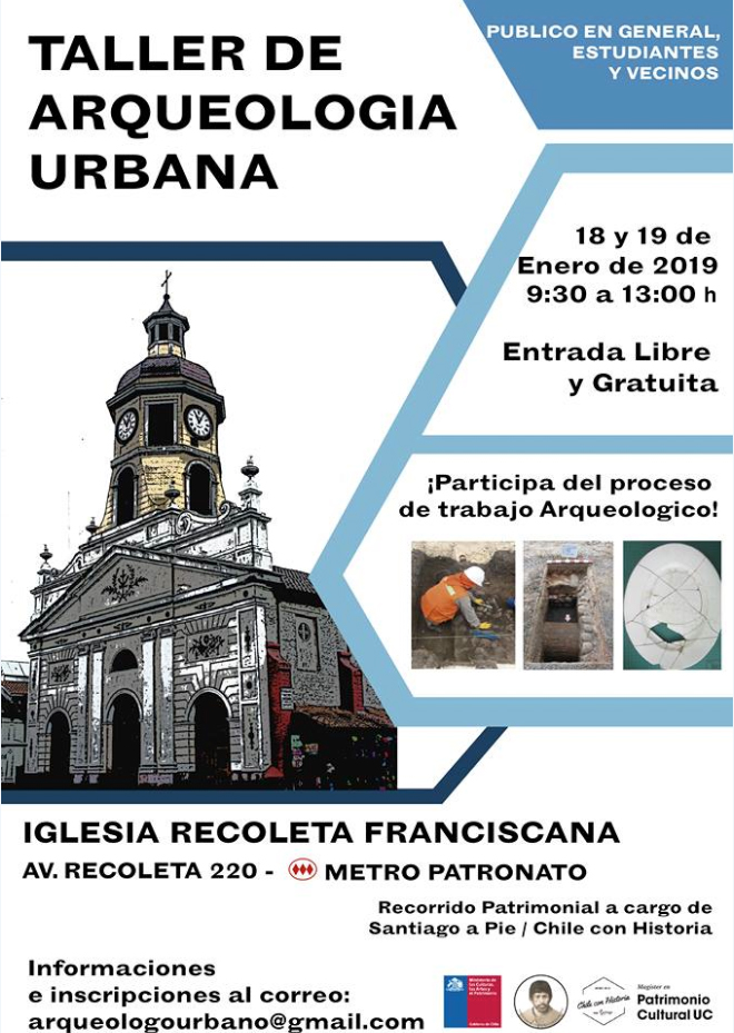 Afiche Taller Arqueologia Urbana