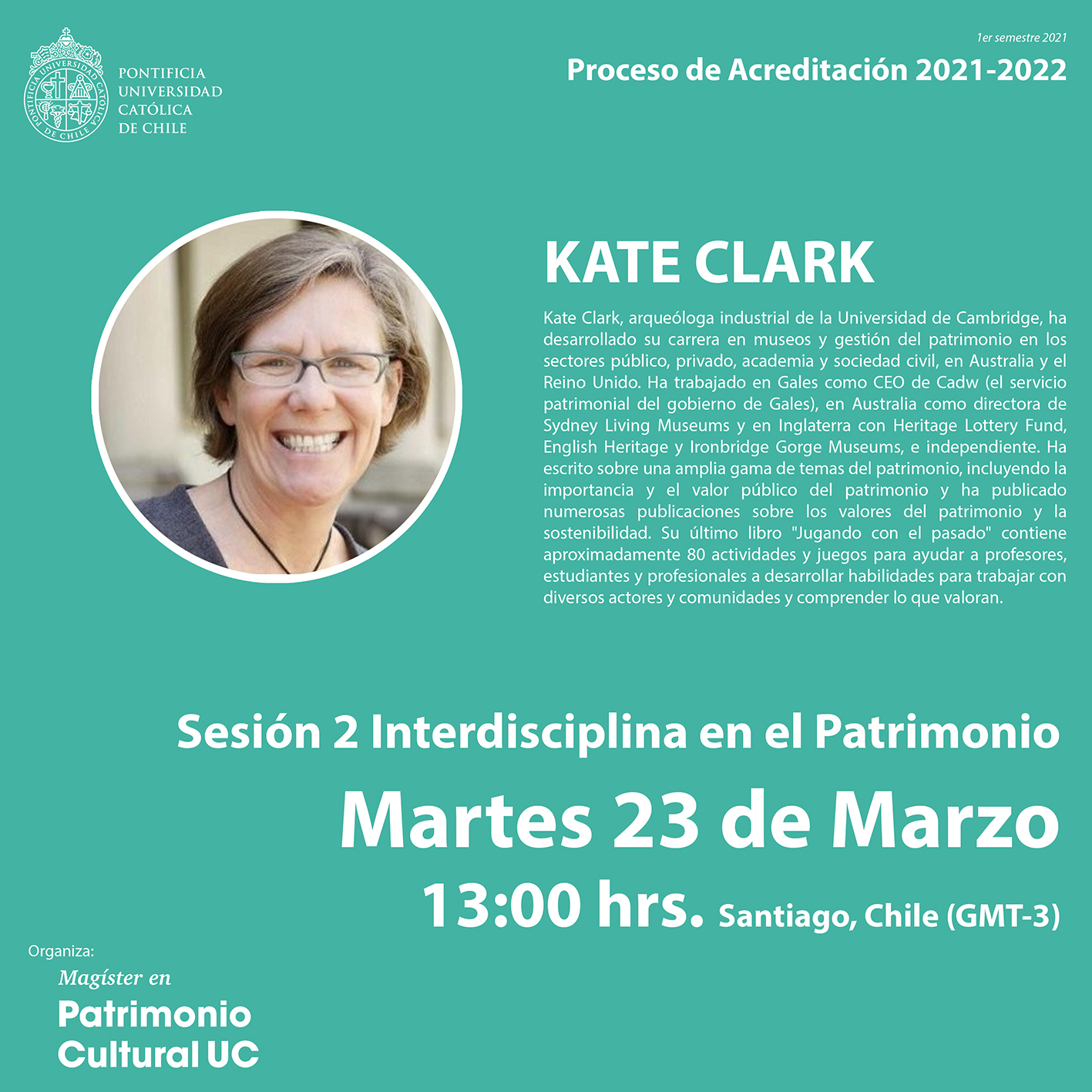 Interdisciplina y Patrimonio Kate Clark rrss liv