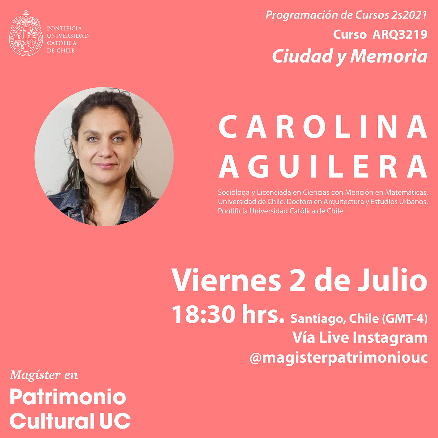 Live Instagram Promoción Cursos 2s2021 rrss CA