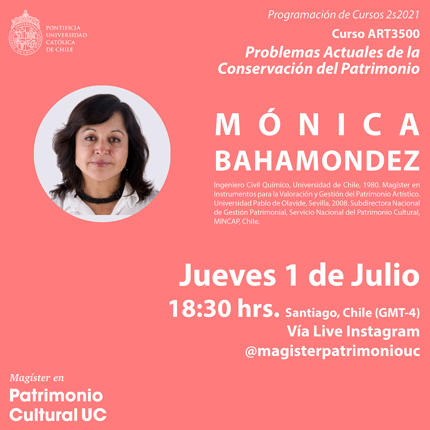 Live Instagram Promoción Cursos 2s2021 rrss MB